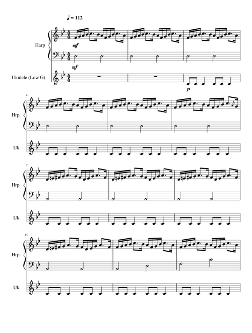 inspired by an unknown song from a video essay and i stole bach's little fugue