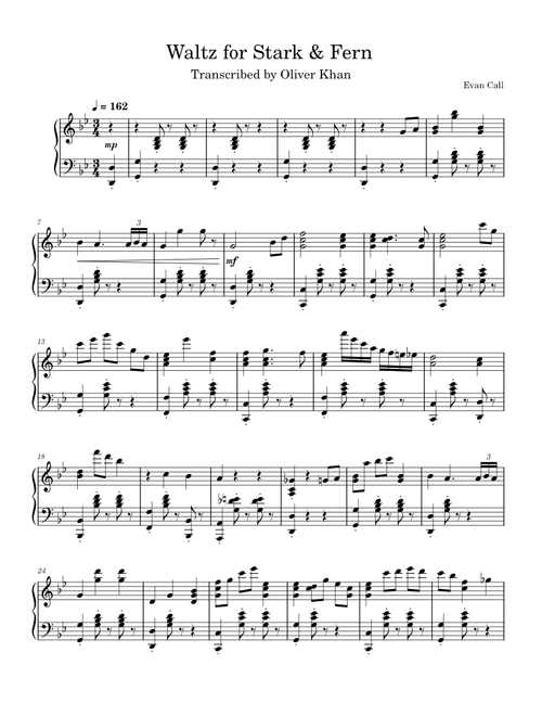 Waltz for Stark and Fern - Frieren Beyond Journey's End
