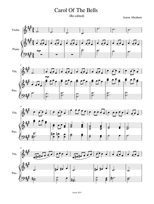 Carol Of The Bells