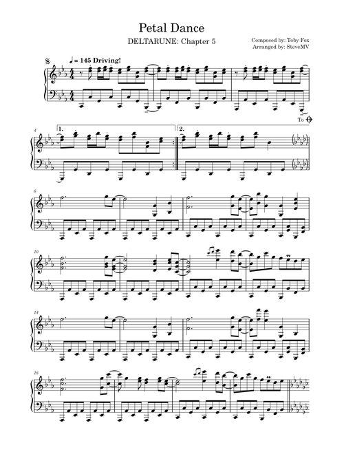 Petal Dance – Toby Fox (DELTARUNE: Chapter 5)
