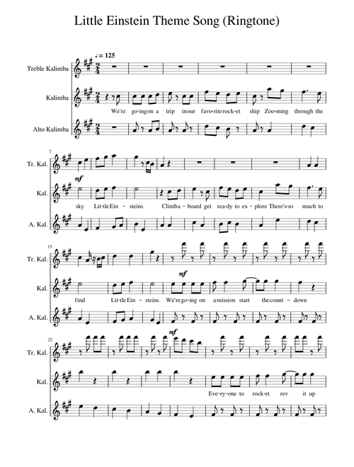 Little Einstein Theme Song (Ringtone)
