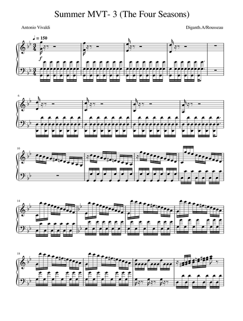 Summer (The Four Seasons) - Antonio Vivaldi