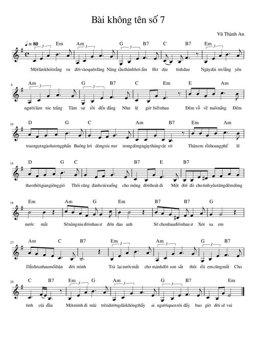 Bài không tên số 7 – HenrySD