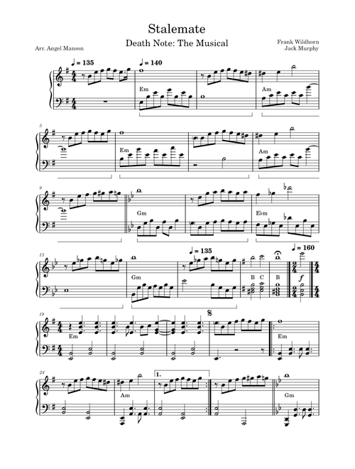 Stalemate - Death Note: The Musical