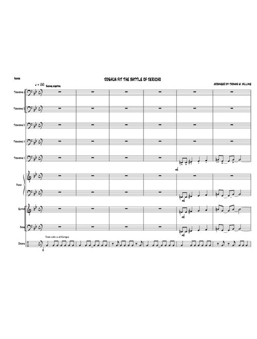 Joshua Fit The Battle Of Jericho (Arr. Thomas W. Billing) - Traditional (Large Ensemble)