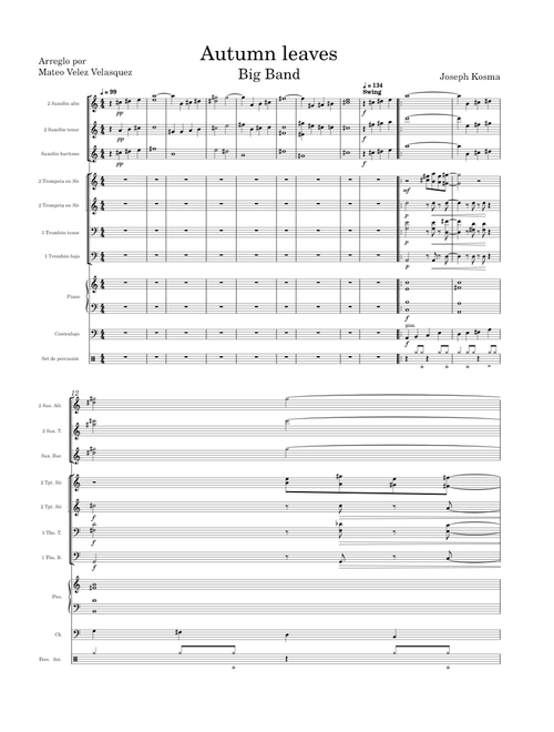Autumn leaves – Joseph Kosma