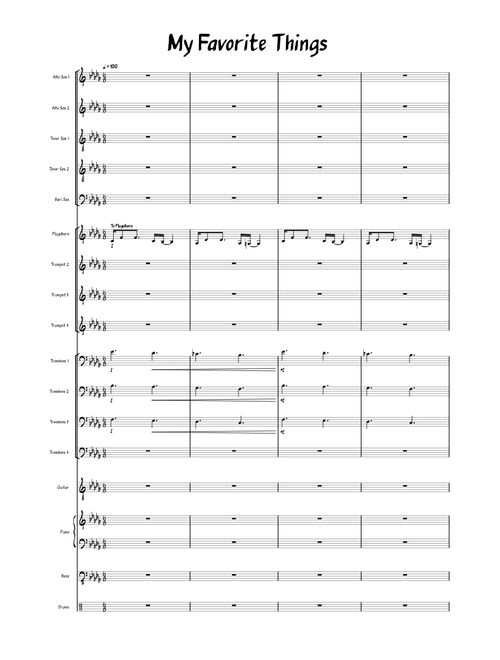 My Favorite Things - Big Band