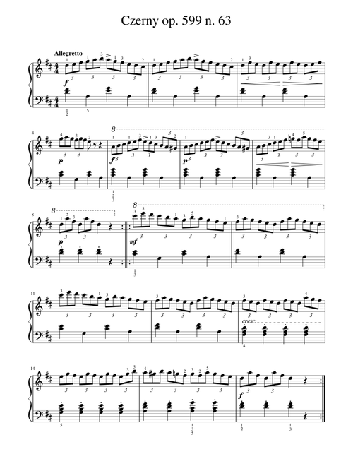 Czerny Op.599 n.63