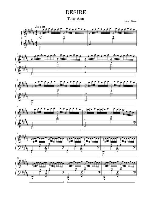 DESIRE – Tony Ann
