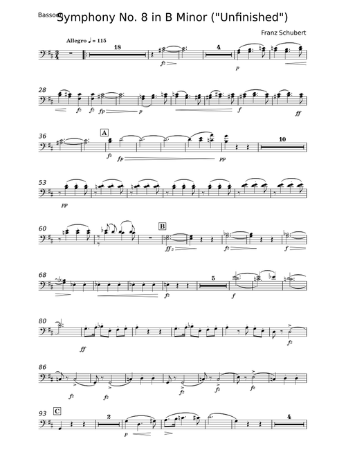 Symphony No. 8 in B Minor: "Unfinished" - Franz Schubert