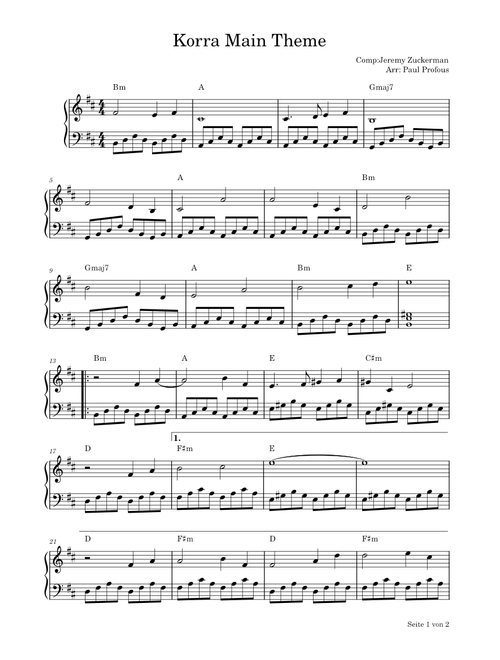 The Legend of Korra Theme – Jeremy Zuckerman