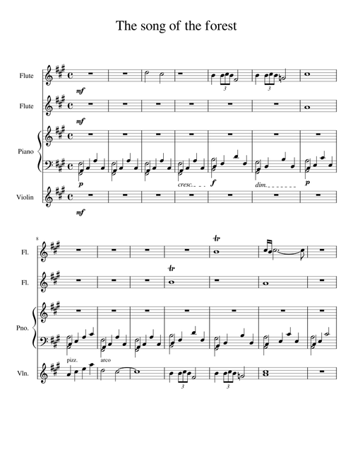 The forest song