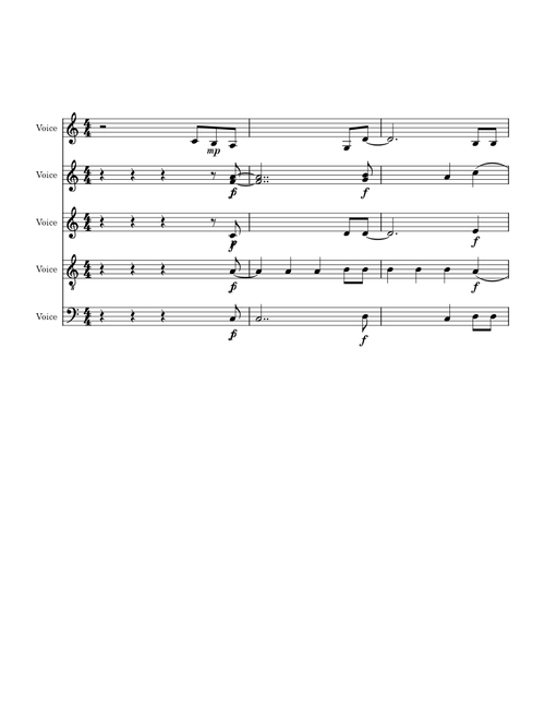 Somebody else – The 1975 SATB