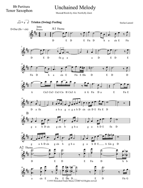 Unchained Melody (Arr. Stefan Lamml) - Al Hibbler (Instrumental Solo)