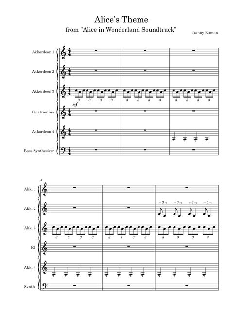 Alice In Wonderland – Danny Elfman