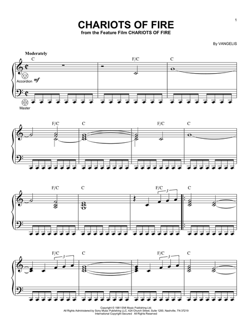Chariots Of Fire - Vangelis (Accordion)