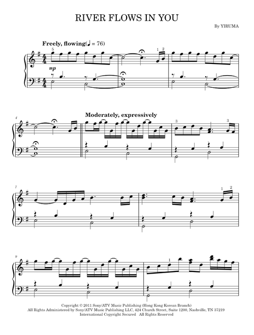 River Flows In You - Yiruma (Piano Solo)