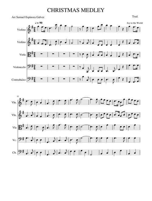 Christmas Medley for Strings.