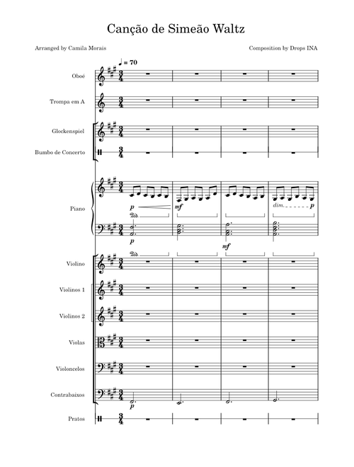 Canção de Simeão (Ao Vivo) - DROPS – Carolina Chocolate Drops Canção de Simeão / DROPS – Waltz - Arranged by Camila Morais
