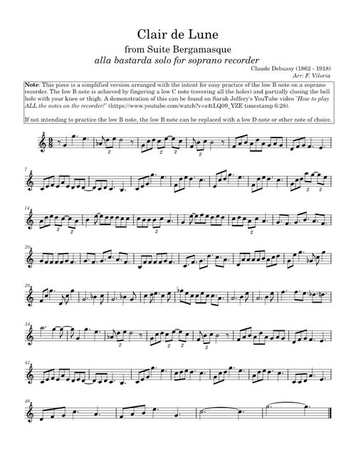 Clair de Lune - Claude Debussy
