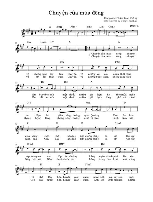 Chuyện Của Mùa Đông