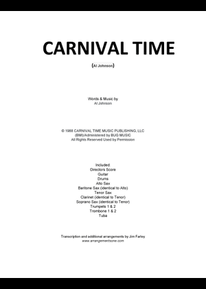 CARNIVAL TIME – ALBERT JOHNSON Sheet Music with Chords for Piano