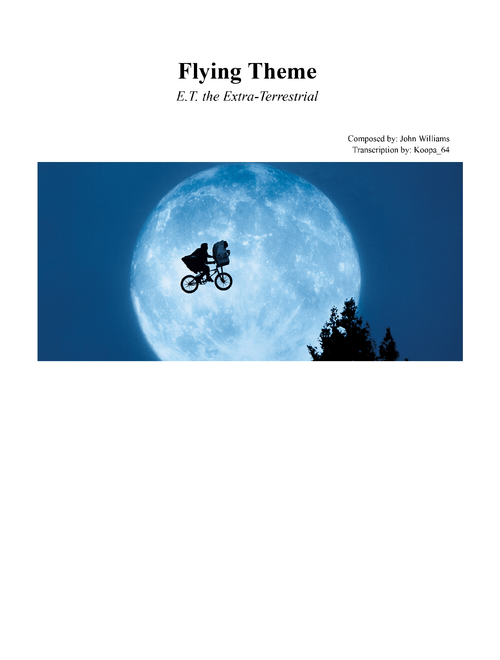 Flying Theme (from E.T. the Extra-Terrestrial) – John Williams