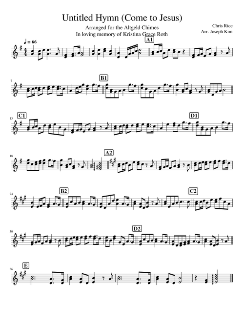 Untitled Hymn (Come to Jesus)