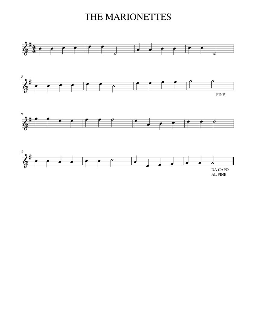 THE Sheet music for Piano (Solo)