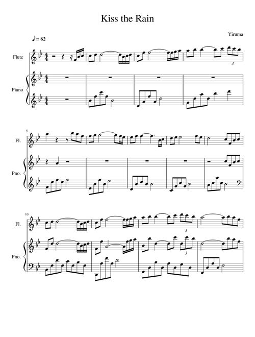 Kiss The Rain - Yiruma (Linda altka)