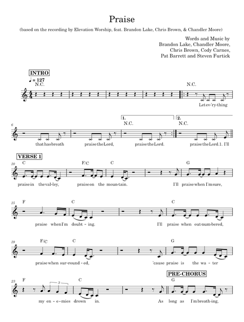 Praise - Brandon Lake