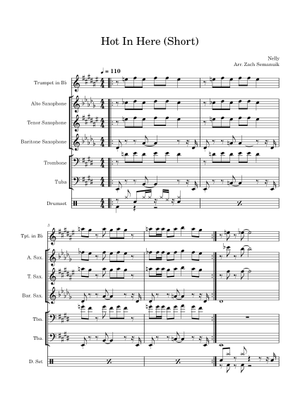 Hot in Here - Nelly Sheet Music for Trombone, Tuba, Saxophone alto ...