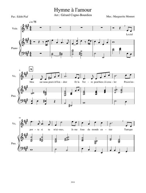 Hymne a l'amour
