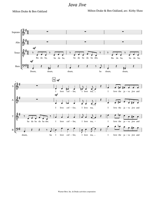 Java Jive – The Ink Spots