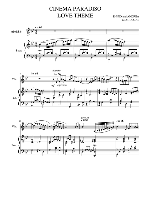 CINEMA PARADISO LOVE THEME