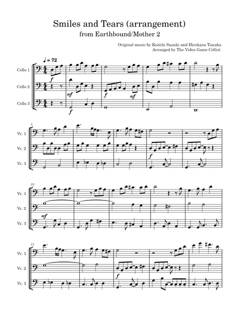 Smiles and Tears (Earthbound/Mother 2 Arrangement)