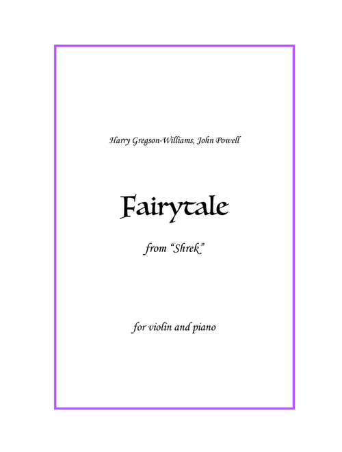Fairytale Opening (Arr. Ludovica Lanaro) - Harry Gregson-Williams, John Powell (Violin and Piano)