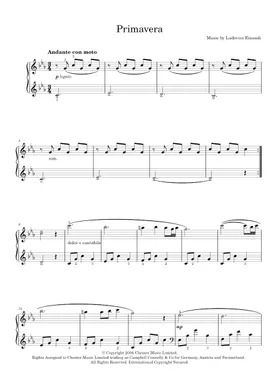 Ludovico Einaudi - Memory Noten für Piano downloaden für Anfänger Ludovico Einaudi - Memory Noten für Piano downloaden für Anfänger