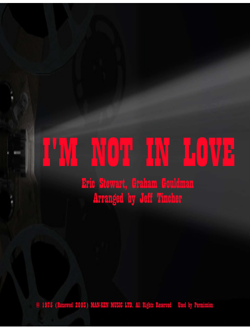 I'm Not In Love (Arr. Jeff Tincher) - 10Cc (Piano Vocal)