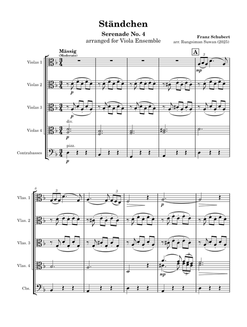 Ständchen No. 4, D 957 – Franz Schubert