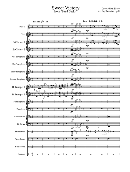 Sweet Victory (From "Band Geeks")