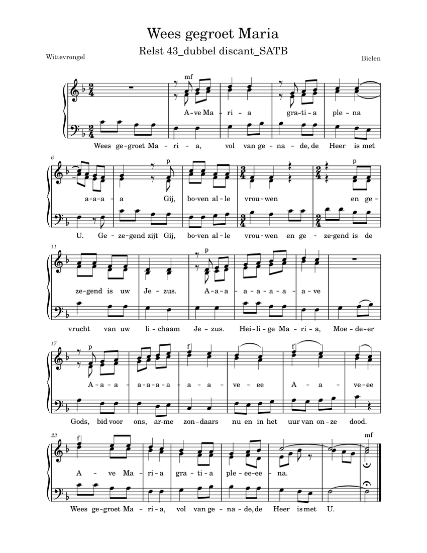 43-wees-gegroet-maria-satb-sheet-music-for-piano-solo-easy