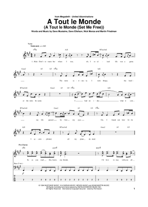 Play Official version of Countdown to extinction Sheet Music