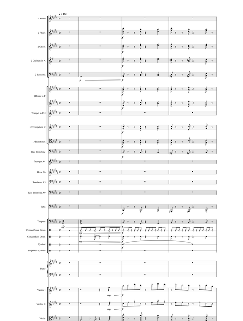 III. Finale, "Borderline" - Allegro Vivace