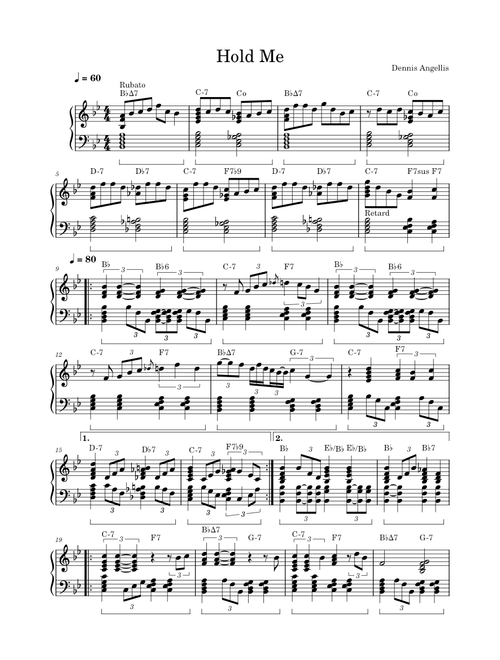 Hold Me - Dennis Angellis