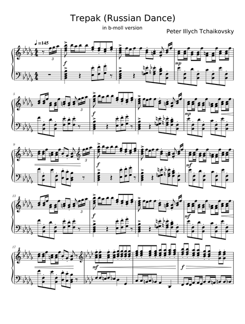 Trepak in Minor – Pyotr Ilyich Tchaikovsky