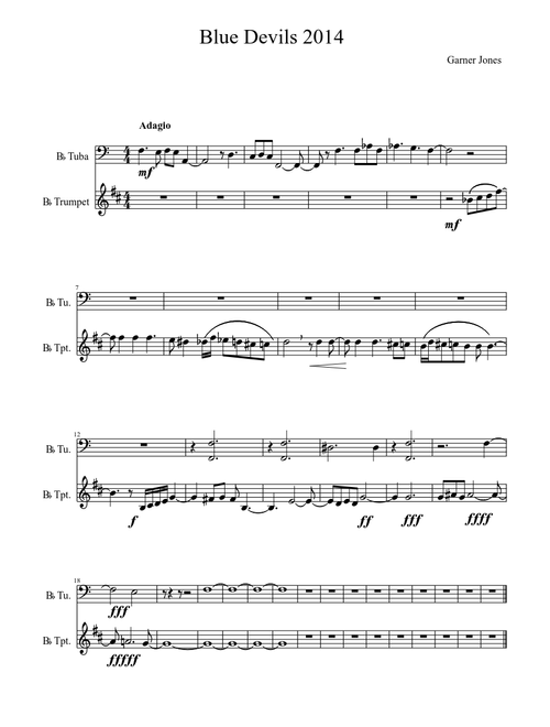 Blue Devils Ballad 2014