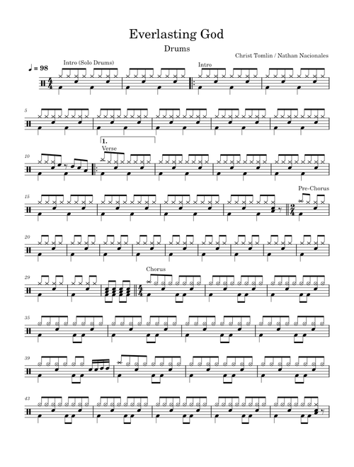 Everlasting God – Brenton Brown, Chris Tomlin, Lincoln Brewster