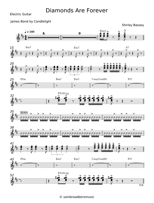 Diamonds are forever - Shirley Bassey