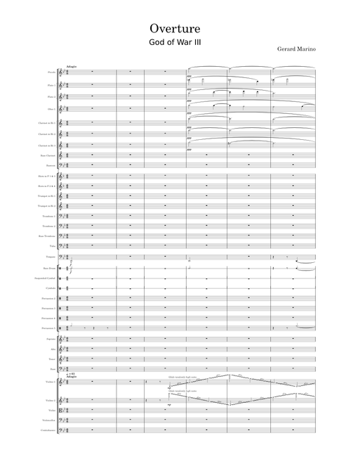 Overture - God of War III  – Gerard K Marino [WIP]